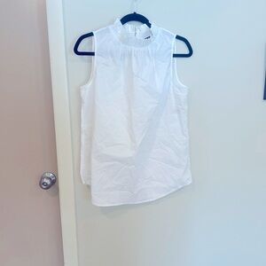 Elegant White Sleeveless Top